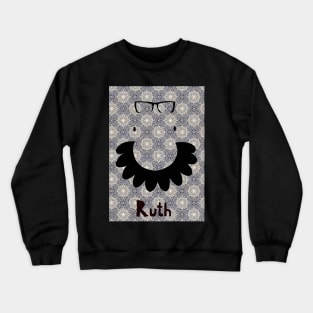 RUTH BADER GINSBURG  Collar art Crewneck Sweatshirt